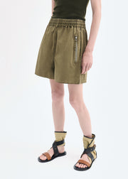 Combat Short in Cotton Twill - Olive - CO Collections